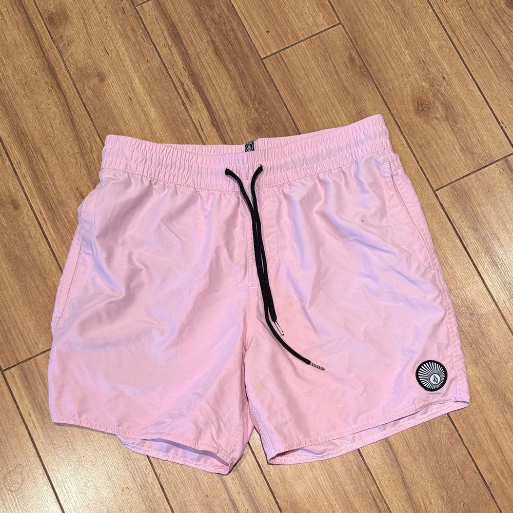 Volcom Light Pink Athletic Men's Shorts Size S